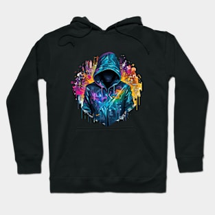 Mistery Shadow Hacker Gamer Urbain City Life Hoodie